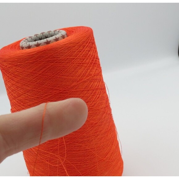 Filtex VTG Brt Poly Orange  Embroidery Thread 135/2 Damaged Cone 601grs - Picture 4 of 6